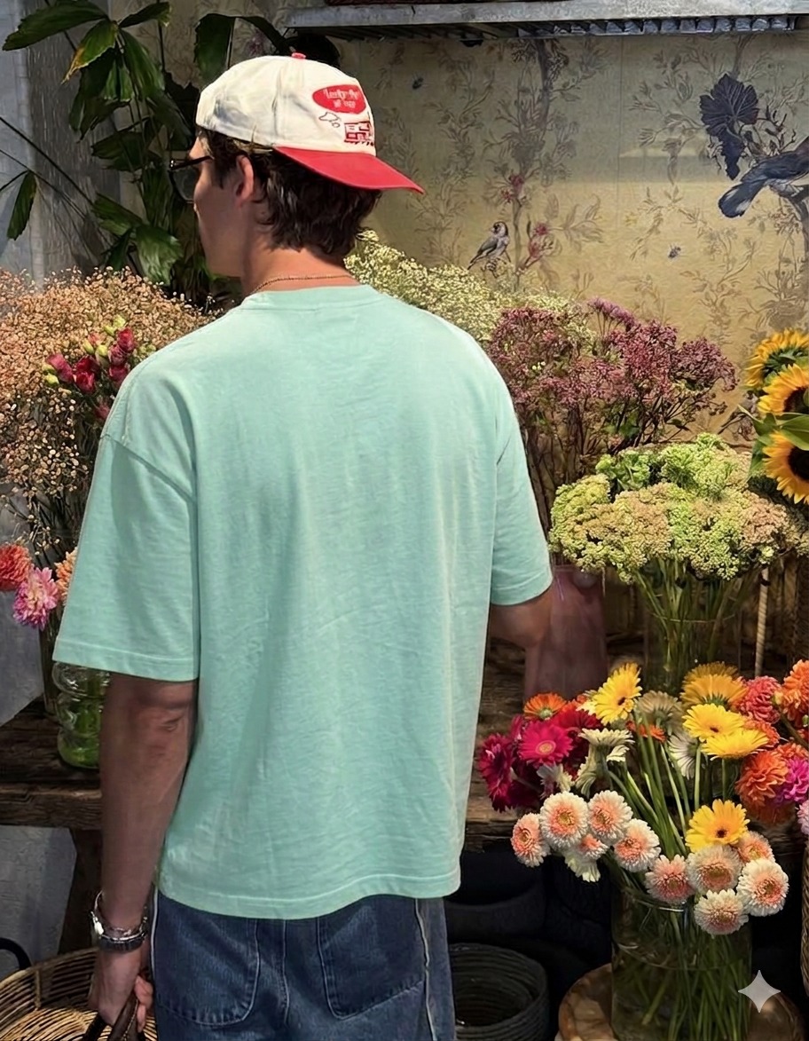 mint green oversized t shirt for men | premium cotton loose fit tee mint green oversized t shirt for men | premium cotton loose fit tee